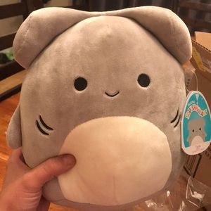 Hammerhead shark squishmallow named tank!